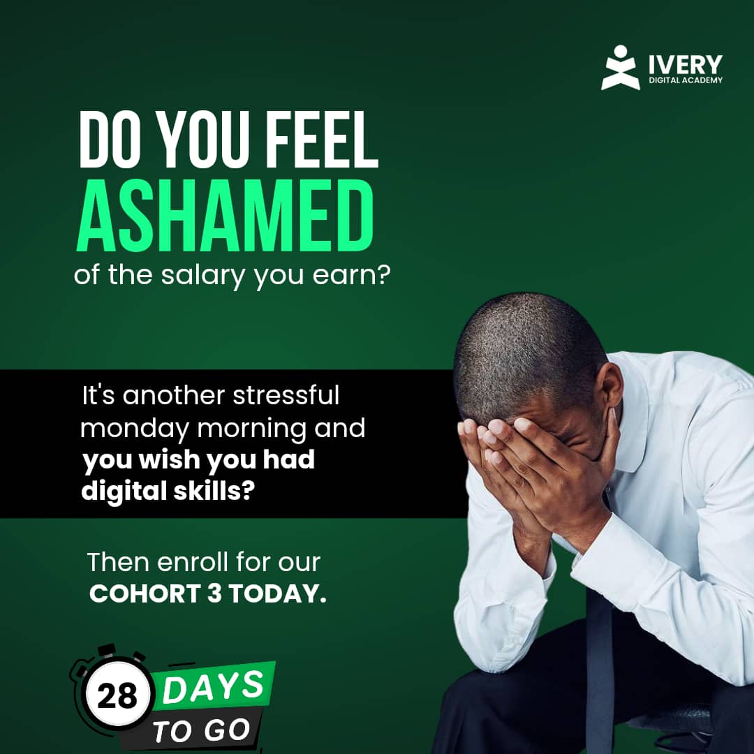 iverydigital's tweet photo. Still stuck with a paycheck that makes you 😔?
It’s not your fault, it’s your skills.
Upgrade today → Enroll in Cohort 3

Check the comment to book your slot!

#MondayMotivation #newweeknewgoals #Skills #JasonJae jasonjae #techskills https://t.co/uBd6ICKHXG