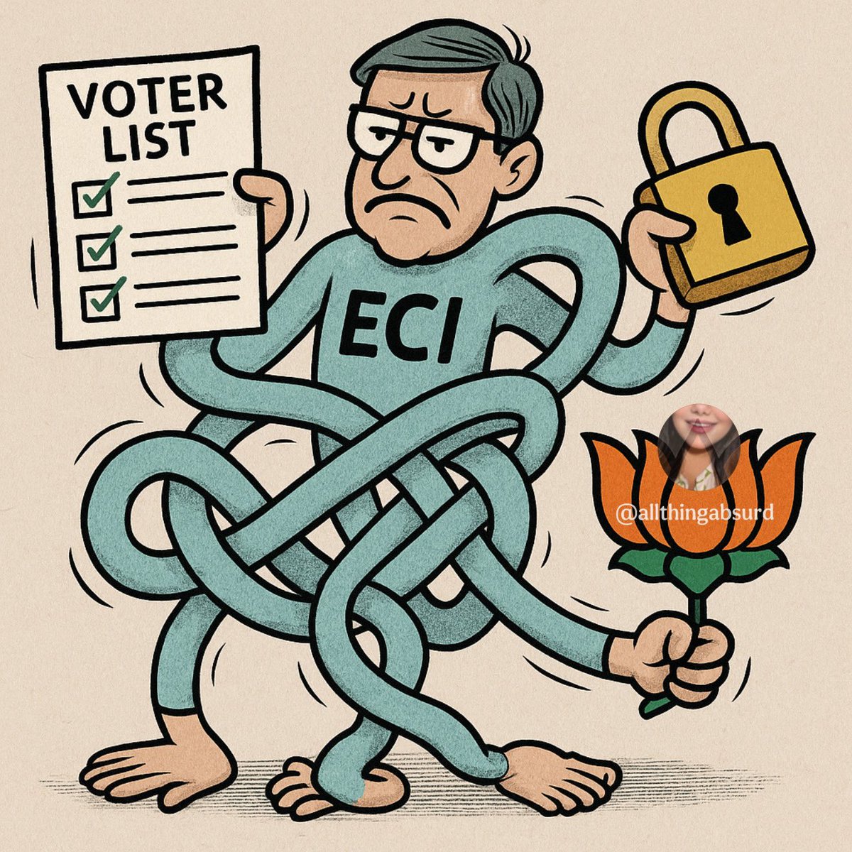 #ElectionCommissionOfIndia is just twisting itself into knots just to shield the fraud.

Machine-readable list means:
👉 Easy to check duplicates
👉 Easy to catch fake voters
👉 Easy to expose manipulation

But #ECI says “privacy” while the same voter lists in sloppy PDF is