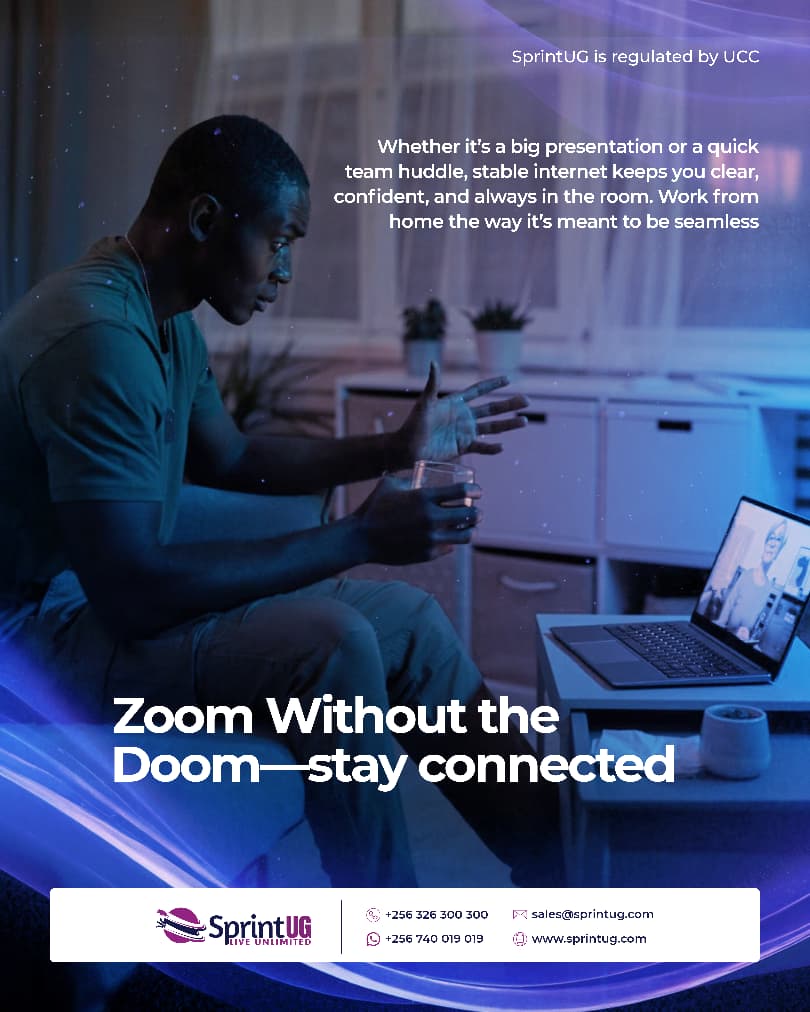 No glitches, no stress only smooth connections to power your week.

With <a href="/SprintUg/">Sprint UG</a> home internet, your work from home Mondays are seamless. 

#SprintUG #MondayMotivation #StayConnected #LiveUnlimited