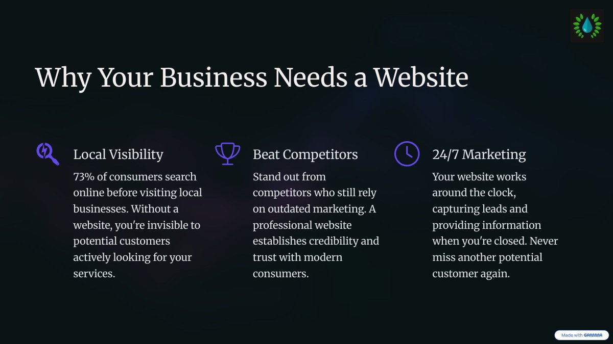 DigiDesignChief's tweet image. Think a social media page is enough for your business? Think again.
You don&apos;t own your followers. You don&apos;t control the algorithm.
A website gives you:
✅ 24/7 Credibility
✅ Control over your brand
✅ A direct line to new customers on Google