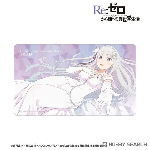 hobbysearch_wd's tweet image. Re:Zero -Starting Life in Another World- Emilia Multi Desk Mat

💜Preorder today!💜
1999.co.jp/eng/11241475
- Material: Polyester, rubber
- Size: (approx.) 60 x 35cm

#ReZero #DeskMat