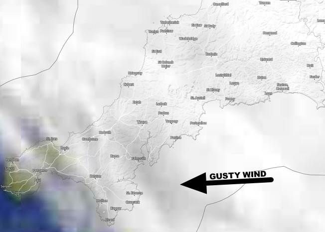 Morning All.  The Sat image shows a rather cloudy morning with some showers and the odd rumble of thunder. Clearer weather is spreading NE slowly brightening up in the west. But showers likely later,  gusty east winds keep with Weather Cornwall  updates here, Jeff <a href="/CHBNRadio/">CHBN Radio</a>