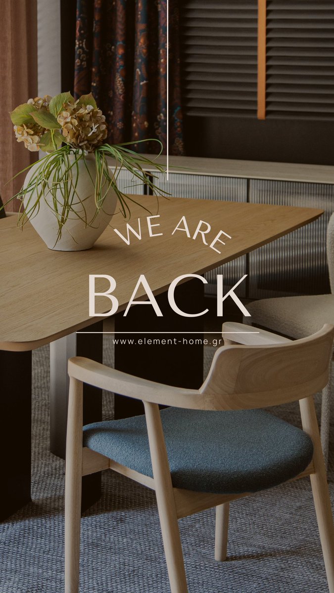 Element_home's tweet image. element-home.gr
-------------------------
#ElementHome #YourSpaceYourElement #Thessaloniki #epipla #kourtines #skiasi