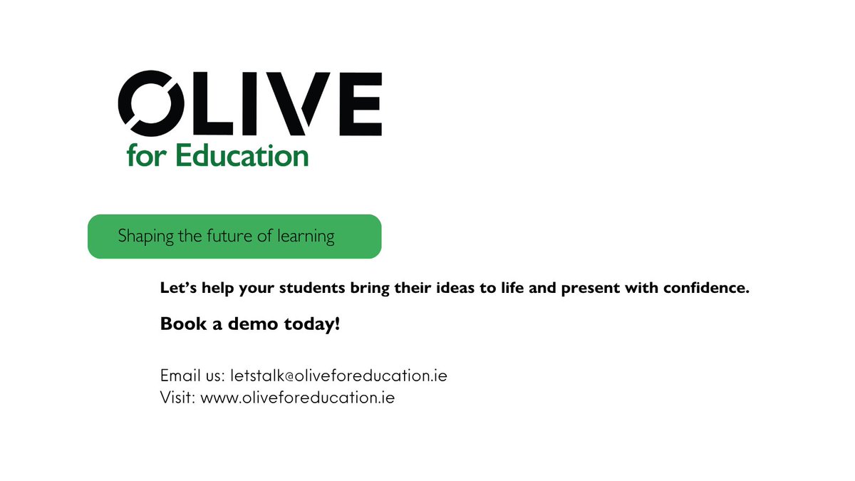 education_olive's tweet image. Turn student projects into powerful digital stories with Vidaipro by Olive for Education. 

✅ Create narrated videos from text
✅ AI prompts for creativity
✅ Templates &amp;amp; captions for accessibility

📩 Book a demo: oliveforeducation.ie

#SeniorCycleReform #EdTech