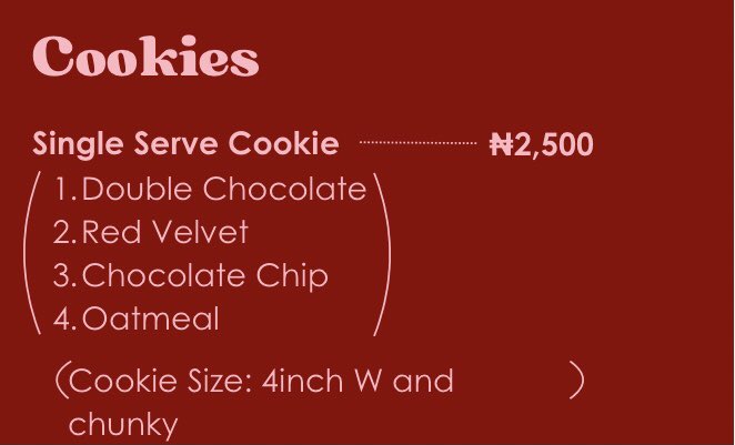 sugarushspot's tweet photo. A custom Single-Serve (Big) Chocolate chip and Red-Velvet Cookies 🍪
Packed with chocolate and raisins 😉
#sugarushspot #cookies #lagos #chocolatechip #chocolatechipcookie #redvelvet #redvelvetcookies https://t.co/8mZEkXkCt6
