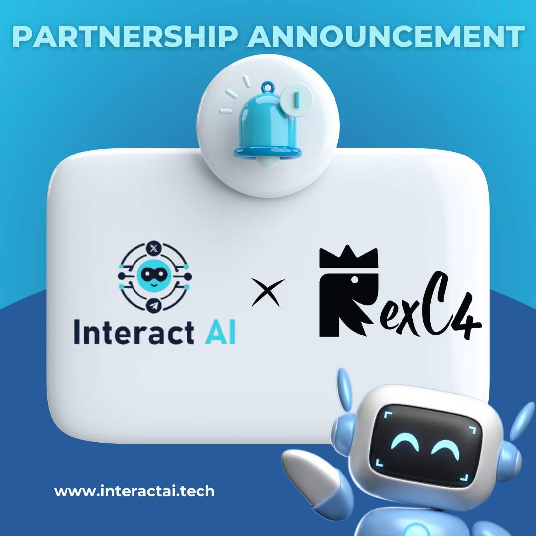 InteractAI_Tech's tweet image. 🤝 Partnership Announcement
We’re excited to partner with RexC4  a creative & development studio building tools, platforms, and opportunities for the future of work.
Through RexC4 Academy, underserved talents are trained in design, development, content & community growth then…