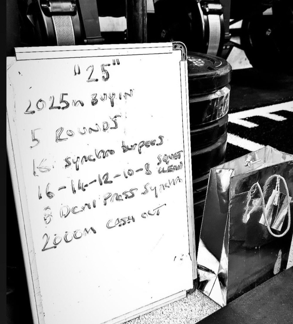 A lot of coffee and a very sweaty birthday workout