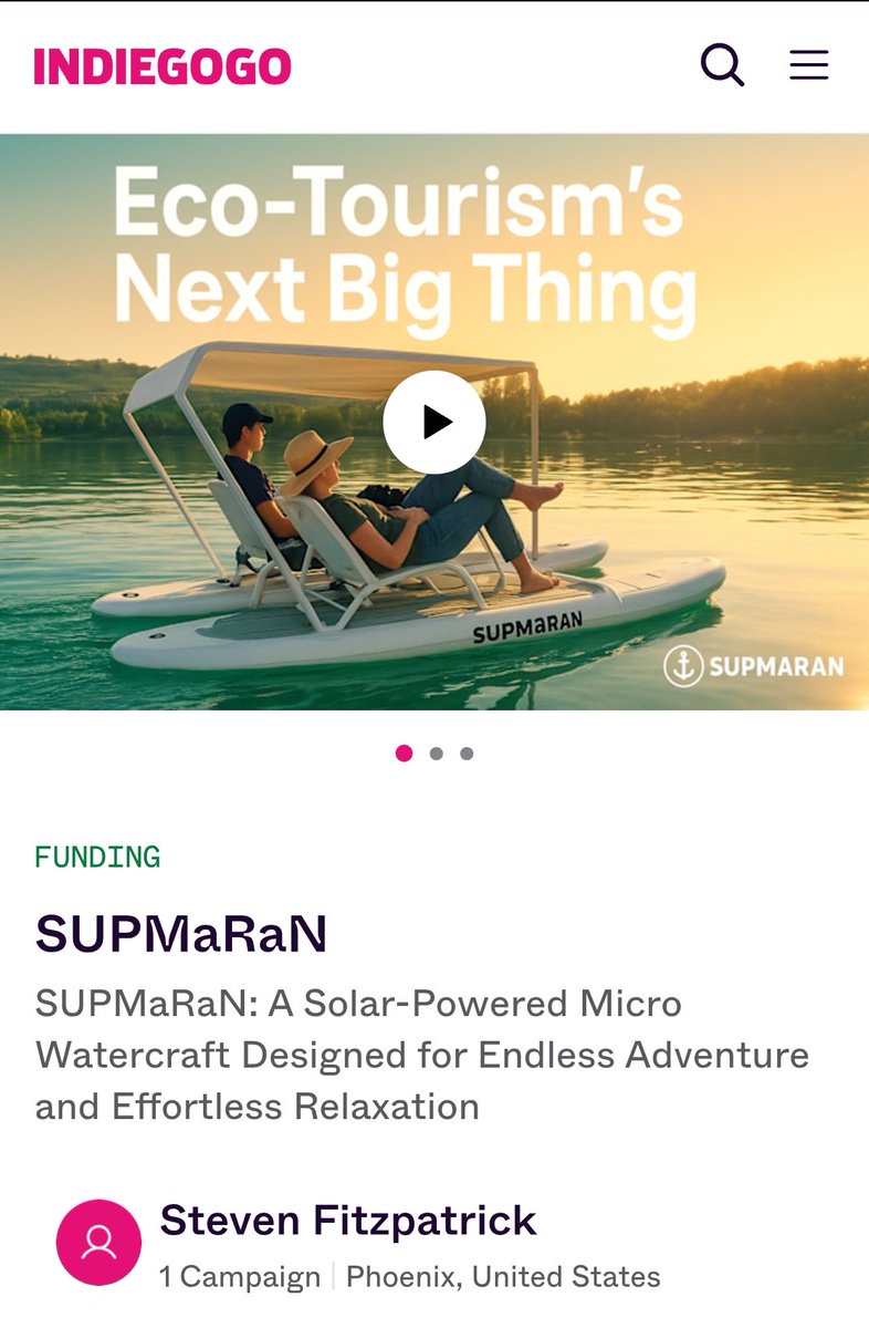 SUPMaRan's tweet photo. Ready to revolutionize your water adventures? Check out Supmaran – the ingenious kit that turns two inflatable stand-up paddleboards into a versatile catamaran boat! Perfect for paddling, sailing, relaxing, or even family fun on the beach. Easy to assemble, packs small, and fits in your car. Don't miss out – support this game-changer now!  https://t.co/42qtDDDZl2