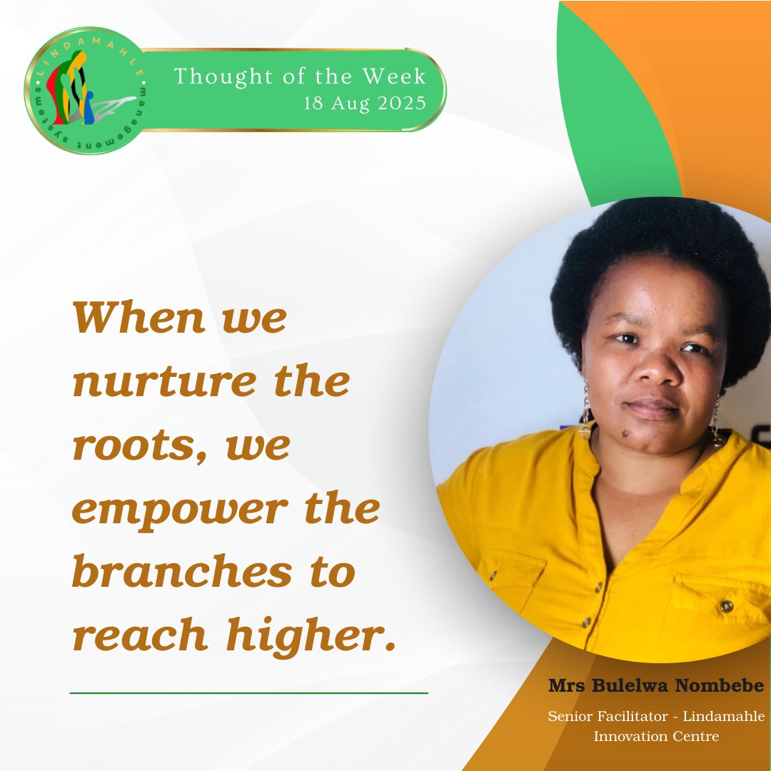 Lindamahle22's tweet photo. At Lindamahle Innovation Centre, we believe that investing in strong foundations through knowledge, skills, and support creates growth that uplifts individuals and communities. 🌿

#EmpowerToElevate #ThoughtOfTheWeek #LindamahleInnovation #GrowthMindset #WomenEmpowerment https://t.co/goDC0YzMhF