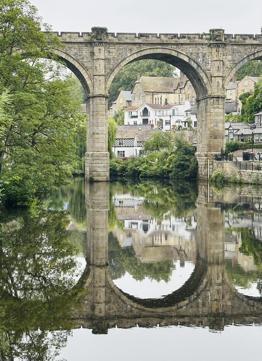 Reflections #morningwalk #Knaresborough