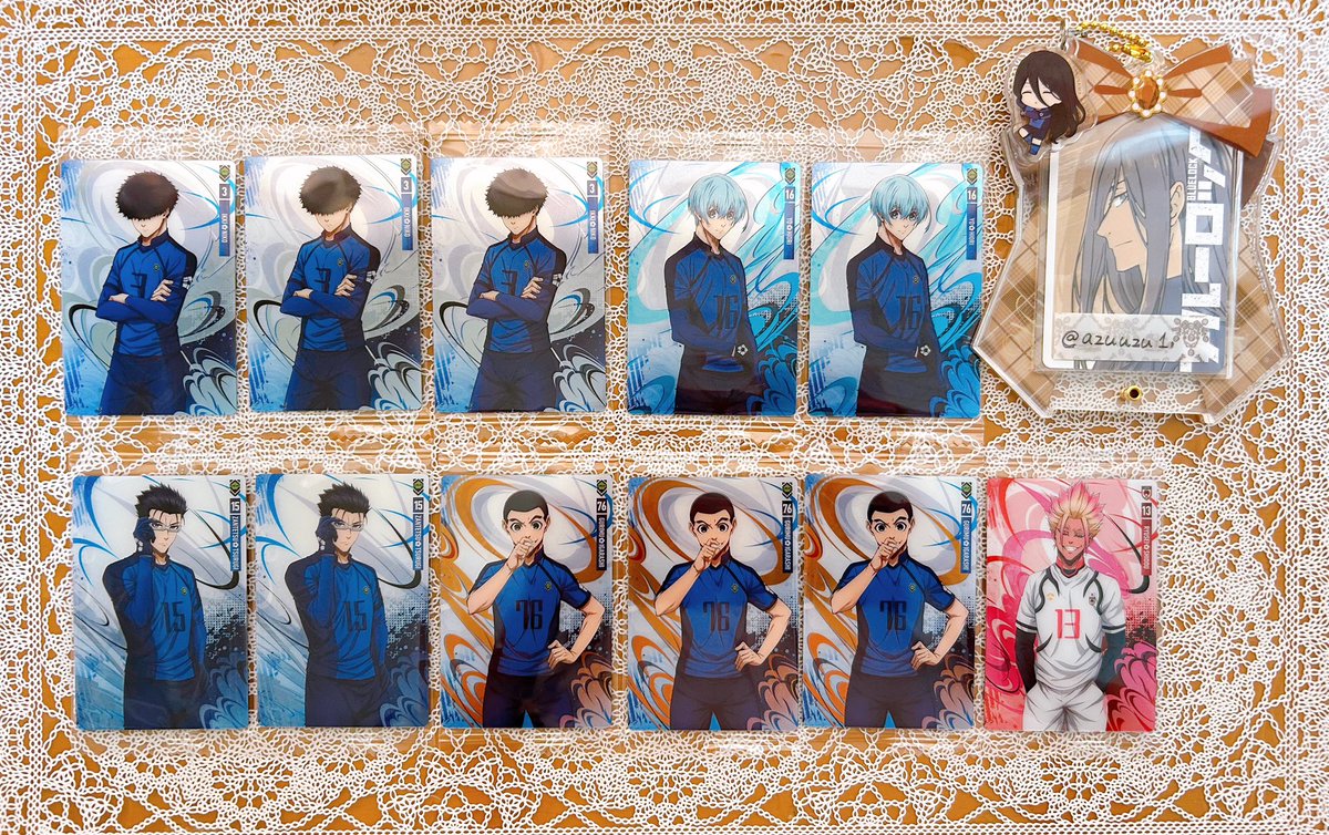 【交換・譲渡】ブルーロック ブルロ ウエハース5

譲▶︎二子(3)、氷織(2)、斬鉄(2)、五十嵐(3)、士道(1)
求▶蟻生or165円＋送料

初回リトリン必読
郵送でのお取引
1枚からの交換・譲渡可能
検索からもお声掛け下さい