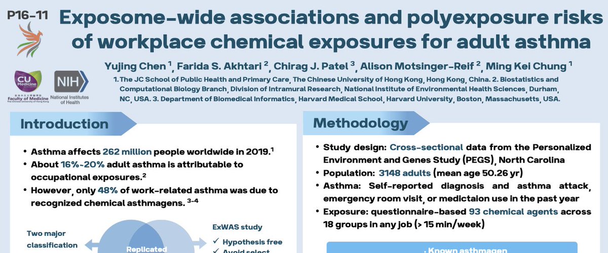 jakekei's tweet photo. Curious about how polyexposure risk scores (PXS) and pathway-based polygenic risk scores (PRS) influence adult asthma? Chat with my team during the afternoon poster sessions at #ISESISEE2025 in Atlanta! (PXS: P16-11, Mon; PRS: P38-35, Tue) #exposome https://t.co/WwvGJWdA3y