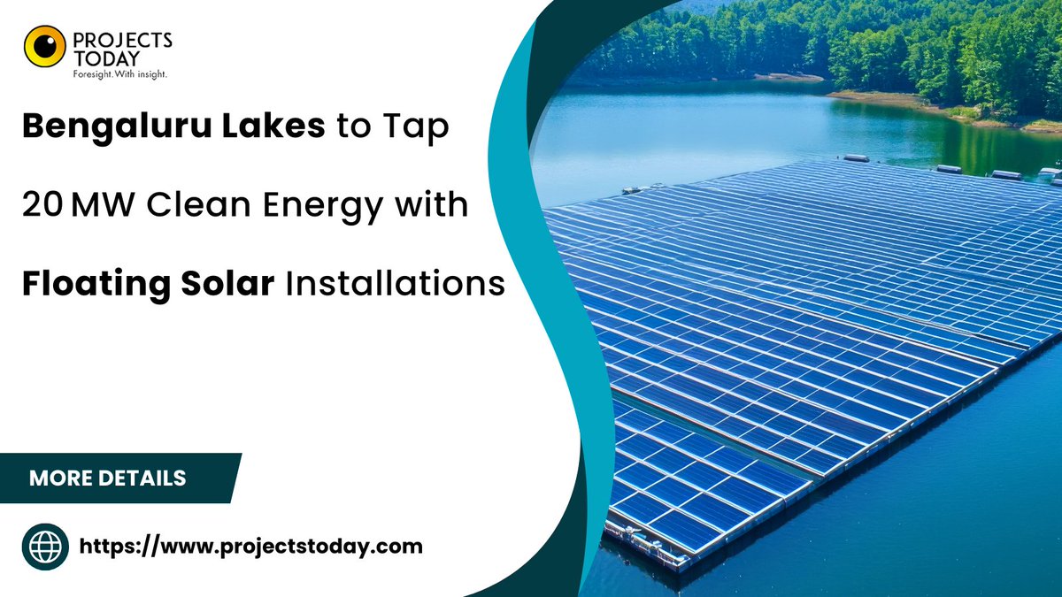 Projects Today (@projects_today) on Twitter photo Doddabommasandra and Rachenahalli lakes in #Bengaluru’s Yelahanka zone have been chosen for installing floating photovoltaic (FPV) panels, Deputy Chief Minister DK Shivakumar informed the Assembly.
To read more: shorturl.at/l8gro
<a href="/DKShivakumar/">DK Shivakumar</a>
#Power #RenewableEnergy Doddabommasandra and Rachenahalli lakes in #Bengaluru’s Yelahanka zone have been chosen for installing floating photovoltaic (FPV) panels, Deputy Chief Minister DK Shivakumar informed the Assembly.
To read more: shorturl.at/l8gro
<a href="/DKShivakumar/">DK Shivakumar</a>
#Power #RenewableEnergy