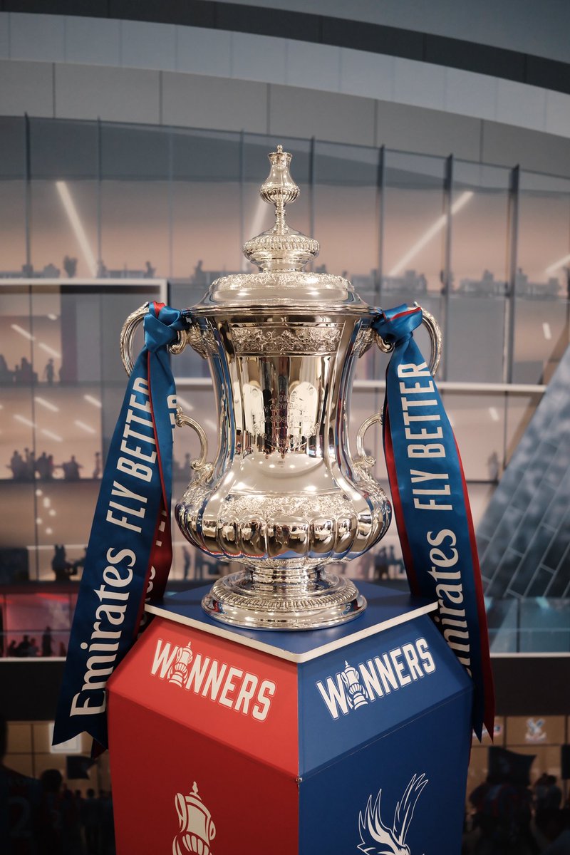 musette26's tweet photo. This app is stressing me out with all this Eze talk, and the 1 Metre rule fiasco! 

So here is a beautiful photo of the FA Cup that I took yesterday! 🔴🔵 #cpfc https://t.co/Zx9RTfFjbU