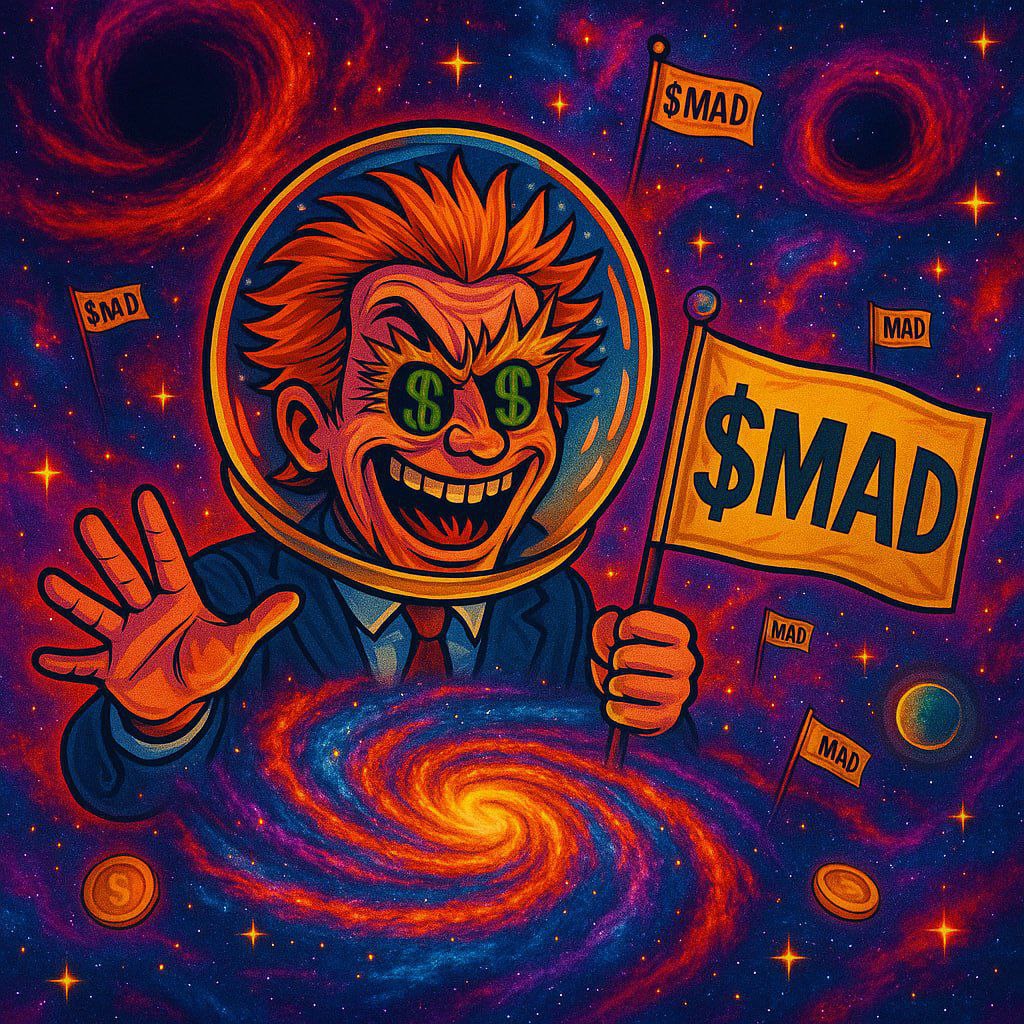 terryswago's tweet photo. ๐Markets are full of boring coins with boring teams.
$MAD is neither.
This is the meme-fueled circus the Solana blockchain didnโt know it needed. ๐ช
@MADCoinLIVE #MADonSOL #Solana #Crypto #MADThread https://t.co/QbEiXIDKnZ