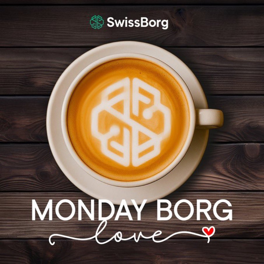 swissborg's tweet photo. Good #BORGLOVE Monday to you all! 📈

Start your week with a chance to show 💚 and win $BORG.

1000 $BORG tokens for 2 lucky winners. 🚀

To enter:
✅ Buy $BORG today.
✅ Post a purchase screenshot.
✅ RT this post, tag a friend, tag $BORG, and use #BORGLOVE.

🛑 PS We double verify entries. Make sure you follow the rules. 😉