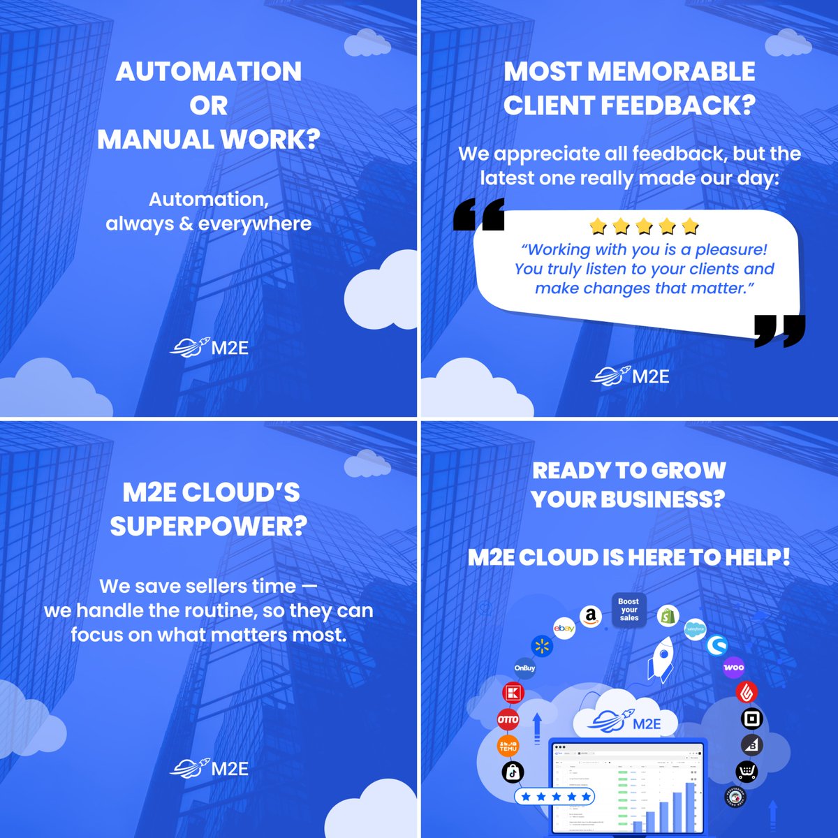 m2ecloud's tweet image. Powered by automation. Focused on your growth 💡
With M2E Cloud, it’s simple 👉 m2ecloud.com 🚀
#m2ecloud #ecommerce #multichannel