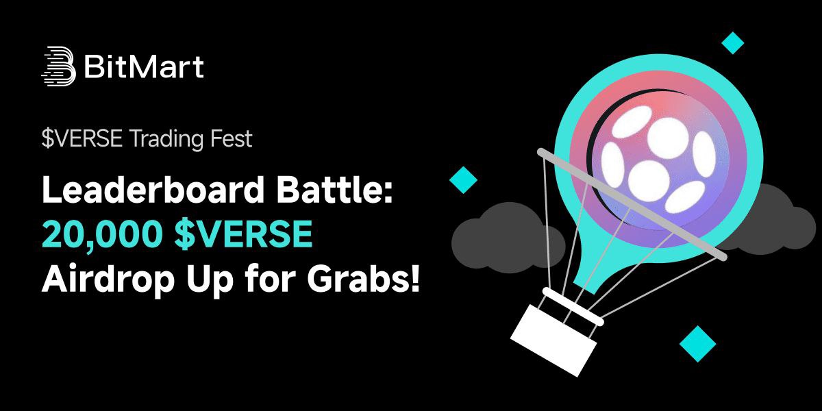 🔰BitMart VERSE Airdrop 
💰Total Reward: 12,000 $VERSE For Random Winner 

🔻Join Here :- 
x.com/BitMartExchang… 

🔹Enter Bitmart UID

🔍 Find Your EARLY Airdrop
t.me/ABAirdropOffic…

#Airdrop #AbAirdropB #Crypto #Blockchain #Airdrops #AirdropBot #NewAirdrop #BigAirdrop