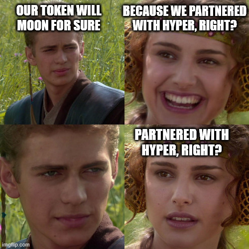Every token wants to moon…
Only the smart ones partner with $HYPER. 🚀