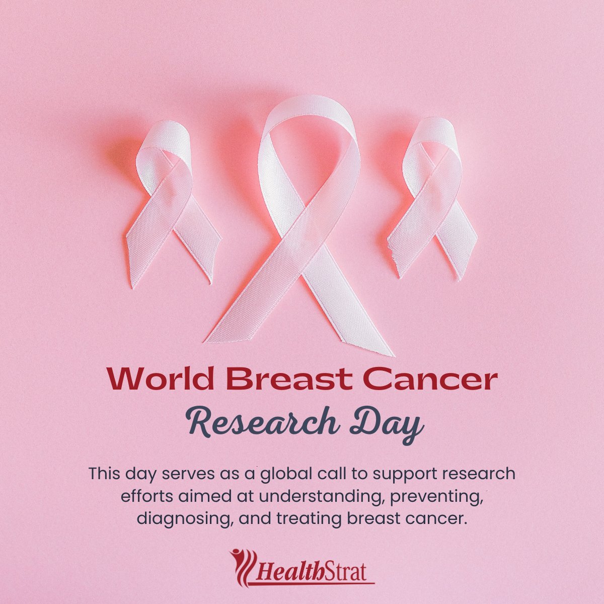 Health_Strat's tweet image. 🎗️ Today is World Breast Cancer Research Day 🎗️
This day serves as a powerful global call to action—support research that drives progress in understanding, preventing, diagnosing, and treating breast cancer.
Together, we move closer to a cure.
#WorldBreastCancerResearchDay2025…