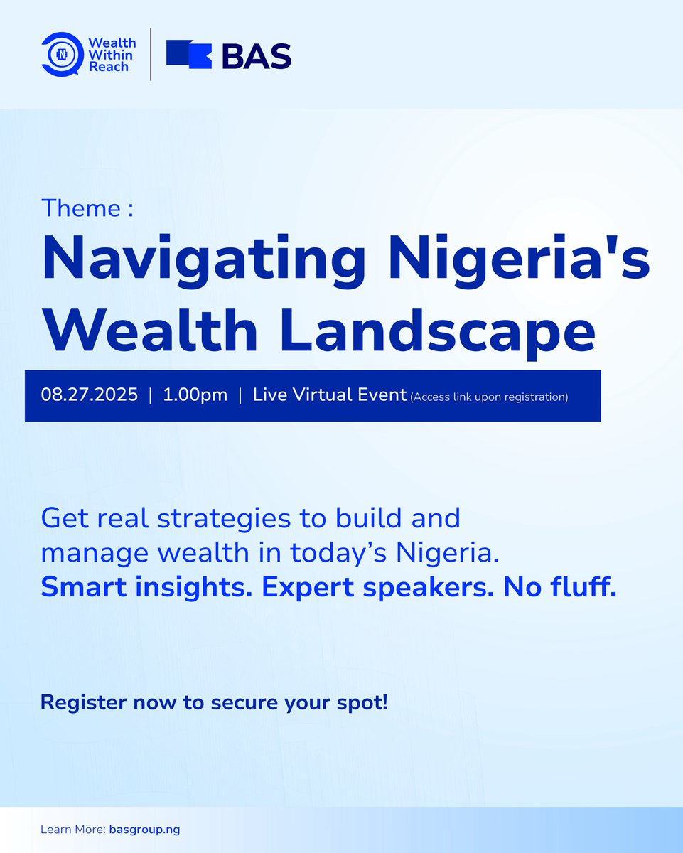 adnankayode's tweet photo. In Nigeria, wealth is not found on smooth roads, it’s carved from the potholes. The question is, are you ready to dig?

Register now to begin your journey.
https://t.co/LrmZcXIp7f https://t.co/iUIIbDJHUE