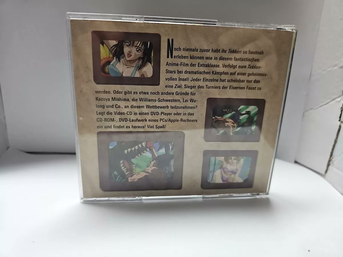 I found this old Tekken cd on eBay, which apperently is the Tekken movie with some more scenes...Jun . It was given out with some old German video game magazine. It's like 100€ tho