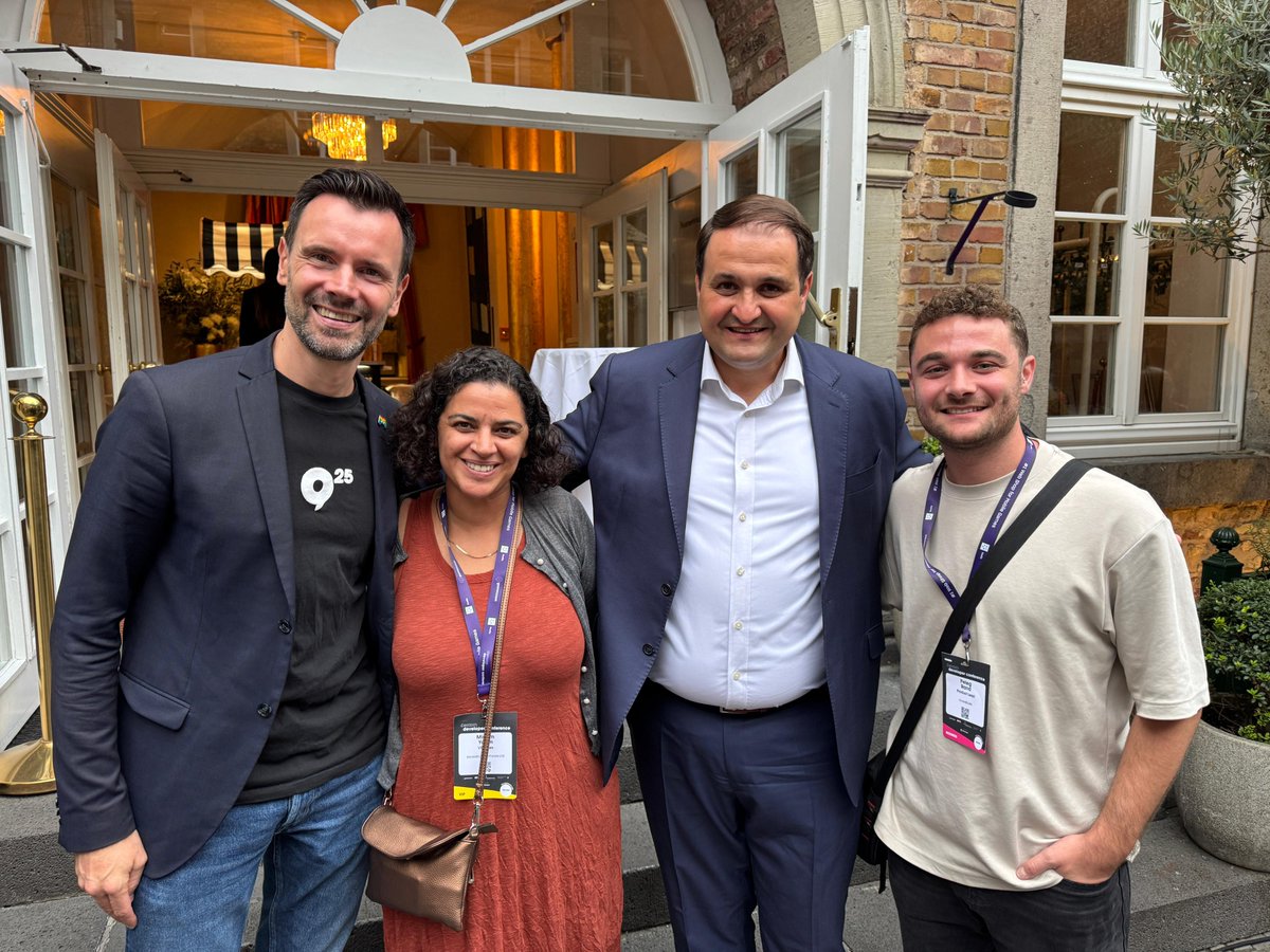 incredibuild's tweet photo. Last night in Cologne we kicked off #Devcom2025 at the opening cocktail - energy, great convos & amazing game dev people🎮 https://t.co/lzjnMv71gC