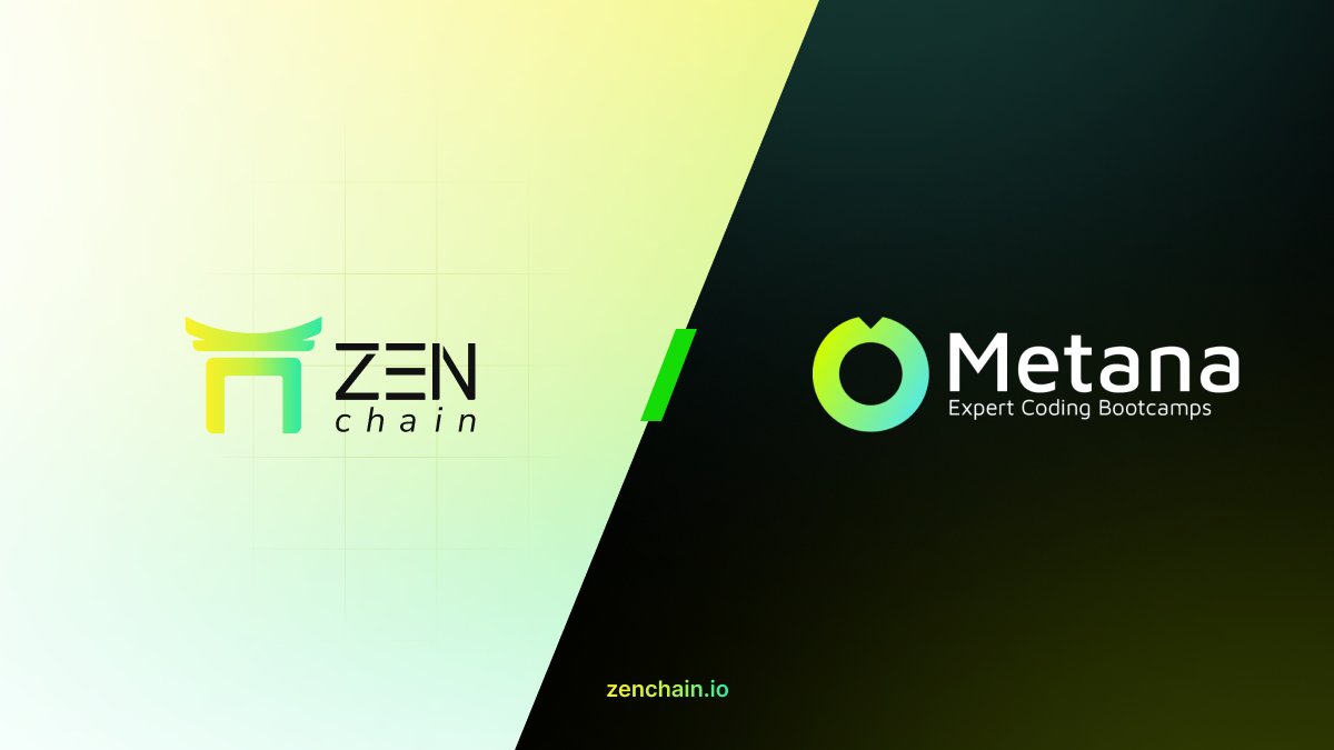 ZenChain (@zen_chain) on Twitter photo We’re teaming up with <a href="/MetanaHQ/">Metana - Web3 bootcamp</a>! 🧠⚙️
ZenChain is on a mission to empower the next wave of Web3 builders and this partnership is a major step forward.
Together, we’ll be launching:
✨ Exclusive events & workshops
👨💻 Support for devs transitioning from Web2 to Web3
🛠️ We’re teaming up with <a href="/MetanaHQ/">Metana - Web3 bootcamp</a>! 🧠⚙️
ZenChain is on a mission to empower the next wave of Web3 builders and this partnership is a major step forward.
Together, we’ll be launching:
✨ Exclusive events & workshops
👨💻 Support for devs transitioning from Web2 to Web3
🛠️