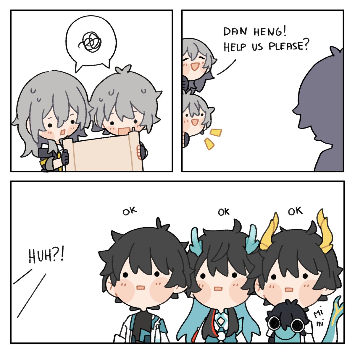 I need a team full of Dan Heng
#Danheng