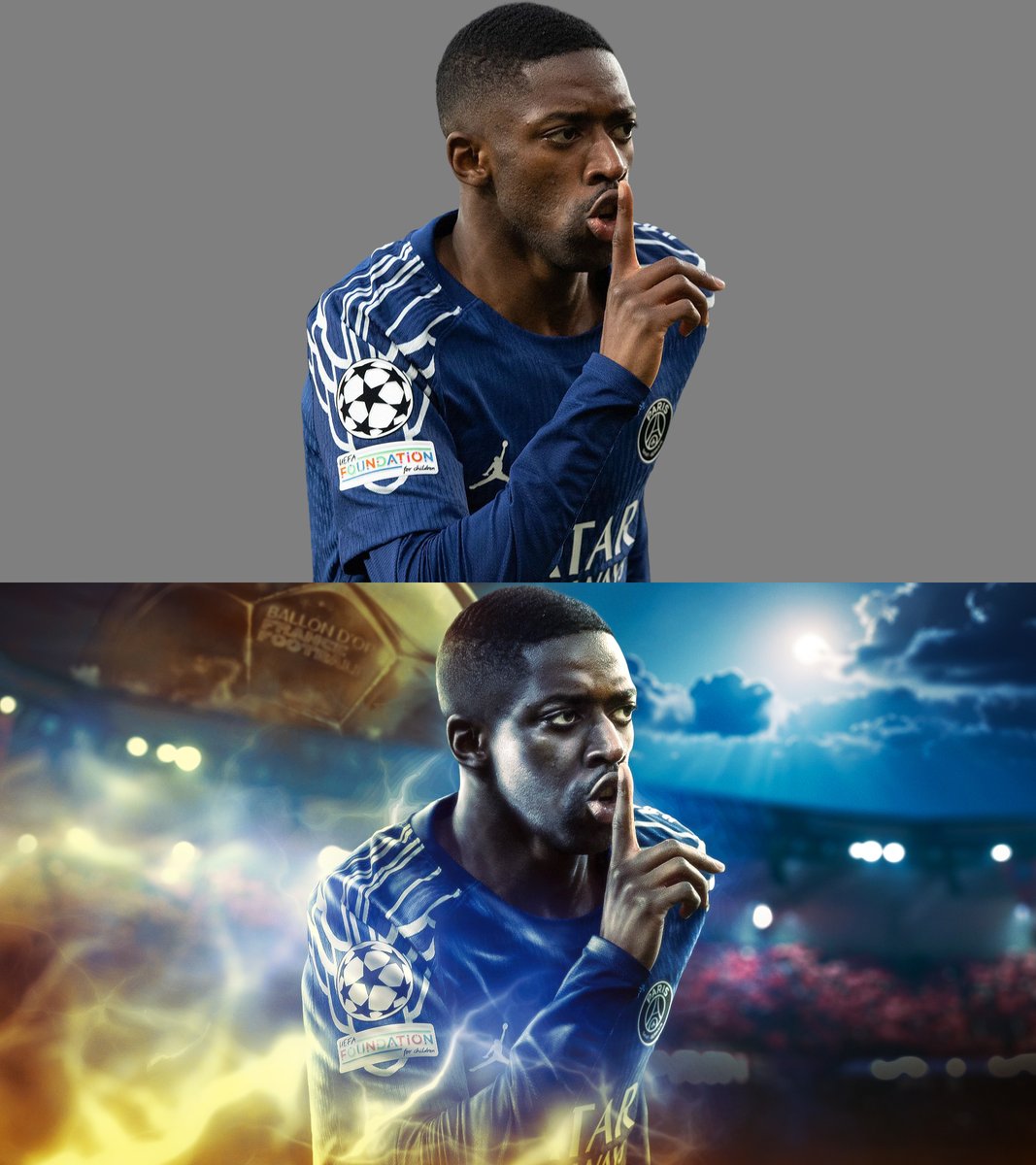 🏆 Ousmane ballon d'Or ? 

Recent work for @/lefootfrançais ⚽️
