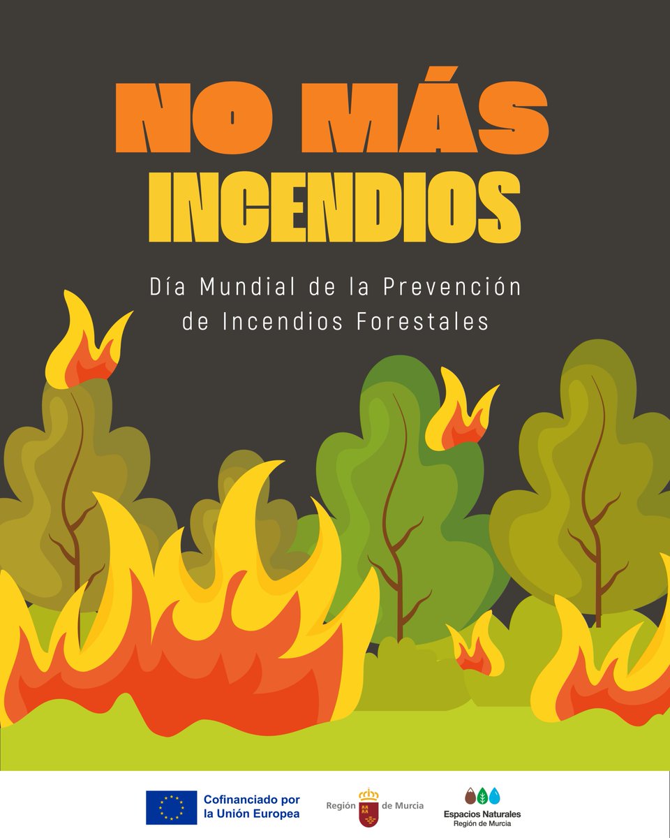 🔥🌍 Hoy, 18 de agosto, es el #DíaMundialPrevenciónIncendiosForestales, en un verano especialmente duro por la gran cantidad de incendios que sufre nuestro país.

En los #EspNaturalesMur trabajamos cada día para que los bosques sigan siendo hogar de vida y biodiversidad.
(1/3)