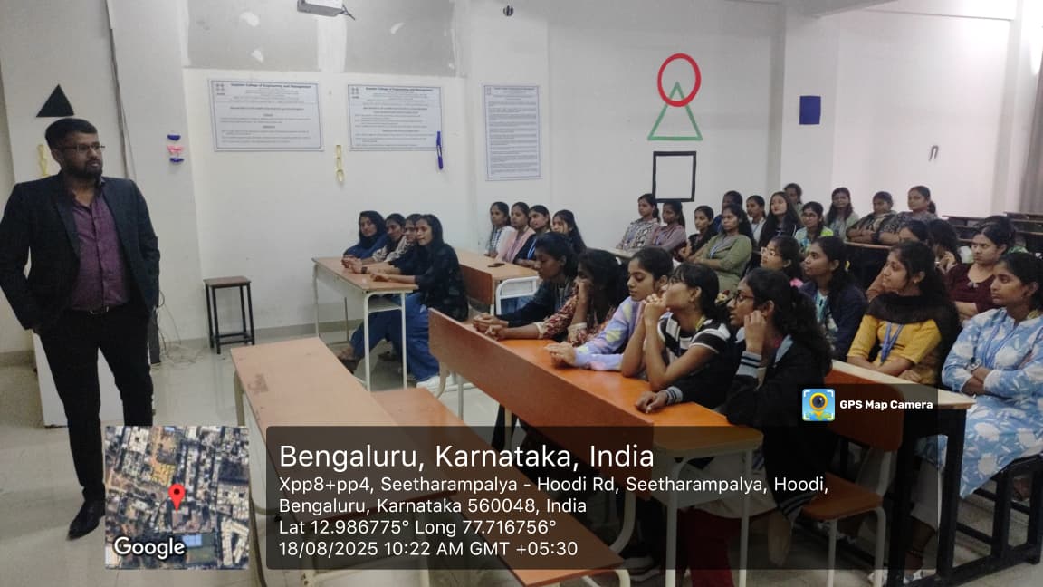 gcem_cse's tweet image. CSE Dept. organized a seminar on Data Analytics & GenAI by Mr. Chandan Chandrakanth, Career Strategist at Imarticus Learning. Students explored core concepts, industry needs, career opportunities, skill sets & tools shaping the future of tech. #DataAnalytics #GenAI #CSE