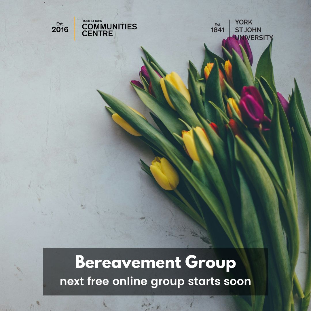 🌿 Free Online Bereavement Support Group

📅 Runs weekly for 10 weeks
🗓 Starts 28/10/25
⏰4.30pm-6.00pm
📍Online

👉 You can self-refer here (yorksj.solvefit.co.uk/csr/) &amp; a member of our team will get back to you.

You don’t have to go through grief alone, we’re here to listen💜