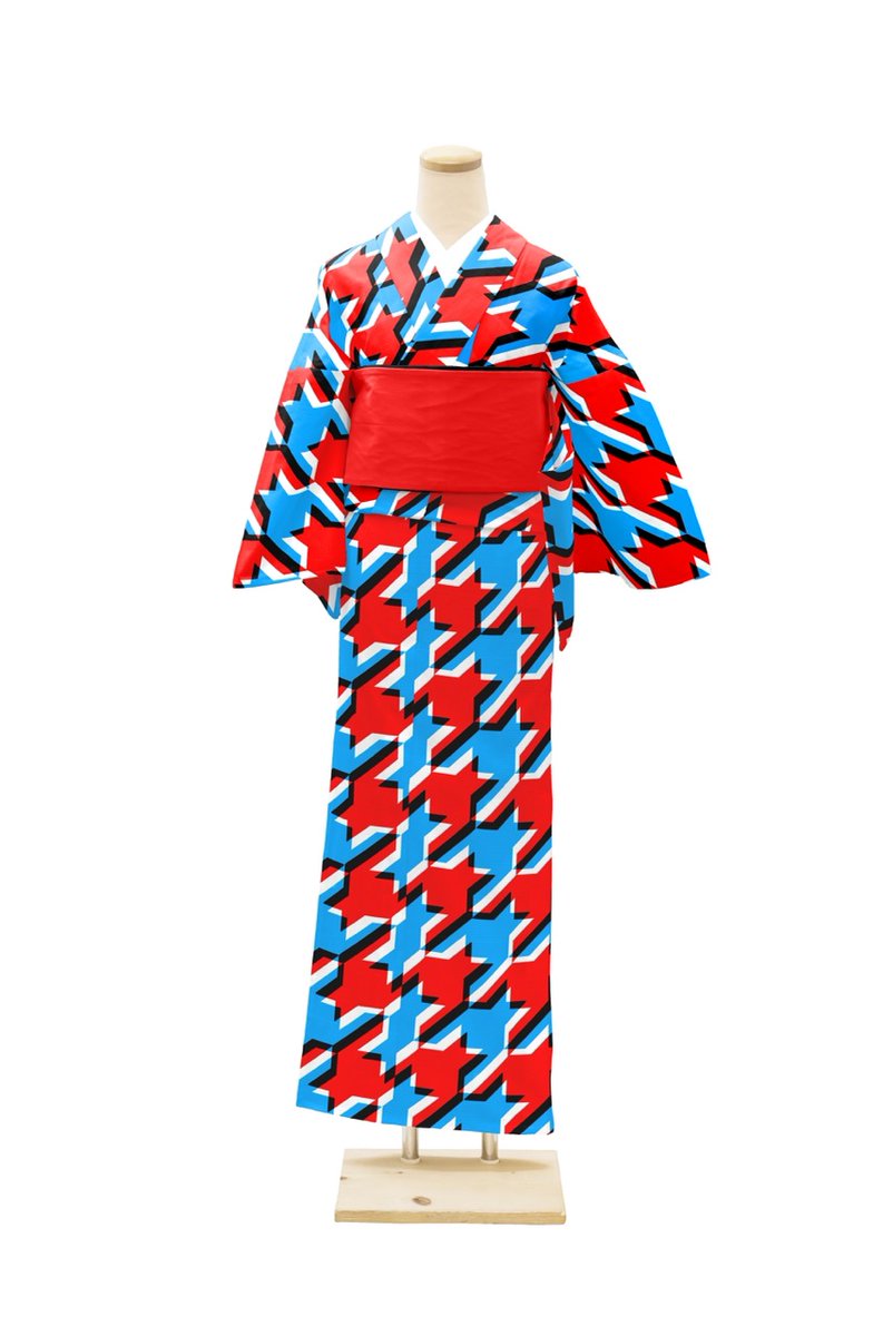 ゴフクヤサンドットコム 縦模様のデニム着物　身幅ゆったりめ ゴフクヤサンドットコム 縦模様のデニム着物 身幅ゆったりめ