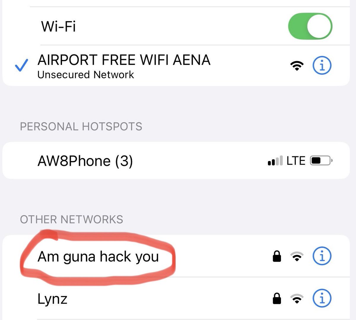 So glad hackers are advertising these days. Could’ve been a nasty accident