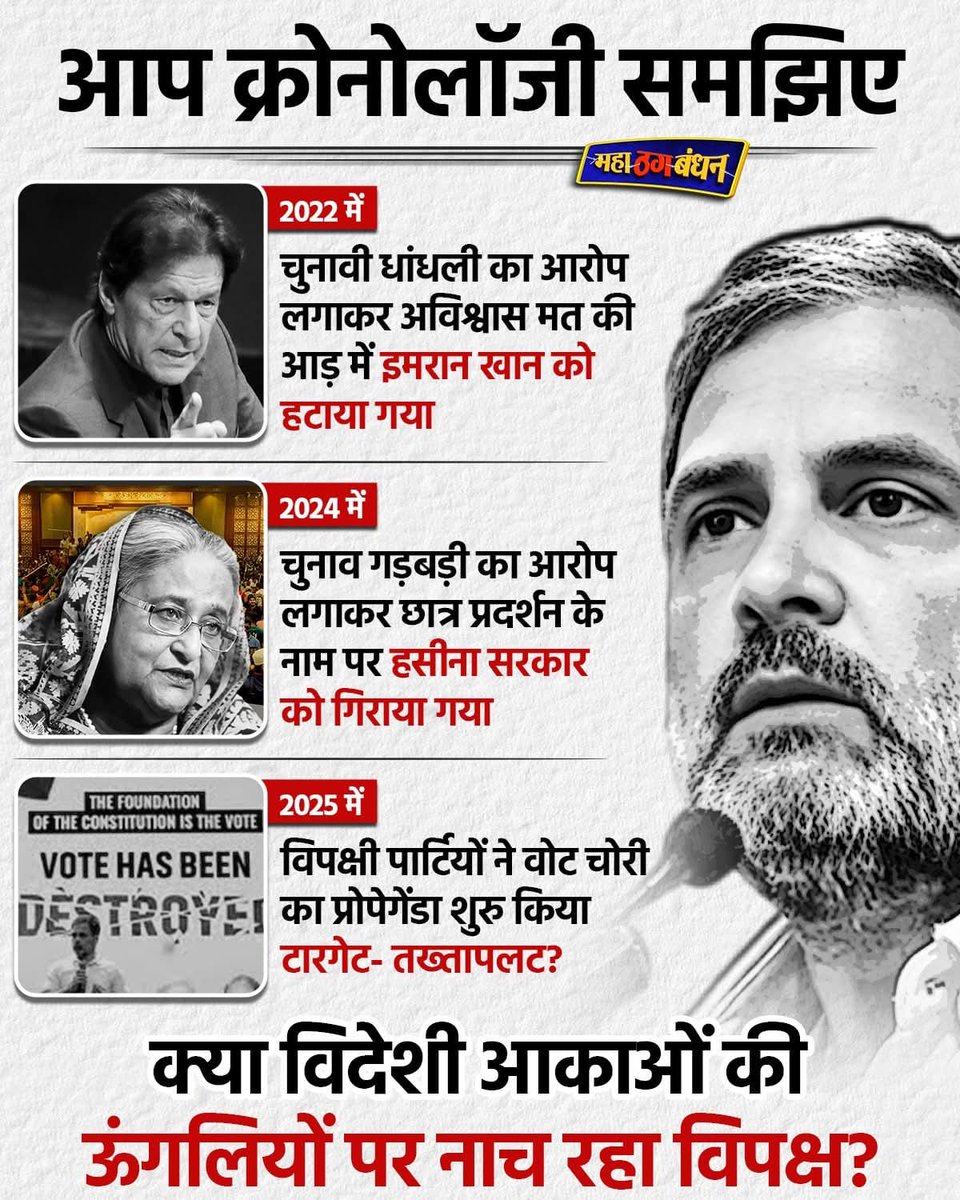 विदेशी शक्तियों के सहयोग से देश में अराजक फैलानी की कोशिश है