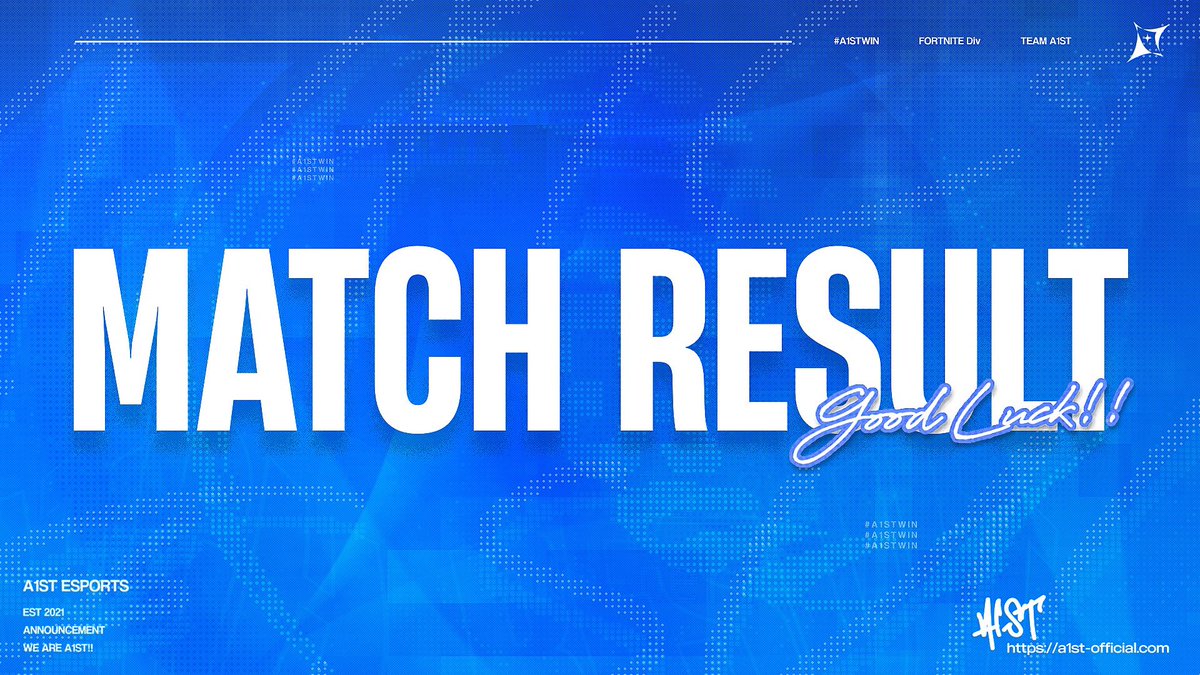 MATCH RESULT

いいねとRTよろしくお願いします🙇🏻‍♂️