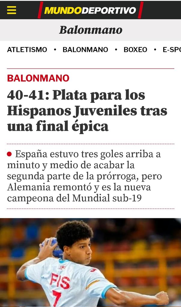 Los éxitos de España en deportes de equipo son un ejemplo de que el trabajo conjunto de vascos, catalanes, andaluces, madrileños ... Tiene premio.
España cuando está unida gana, aprendamos de nuestros jóvenes deportistas para mejorar como país.