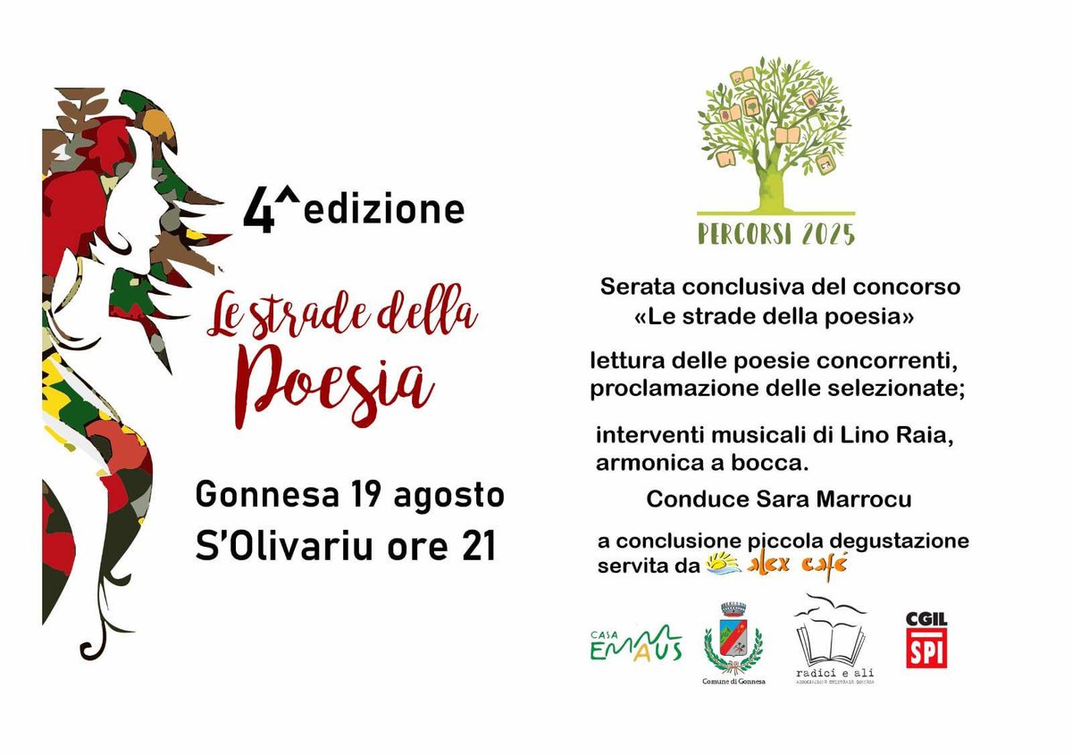19 agosto ore 21:00
#GONNESA S'Olivariu