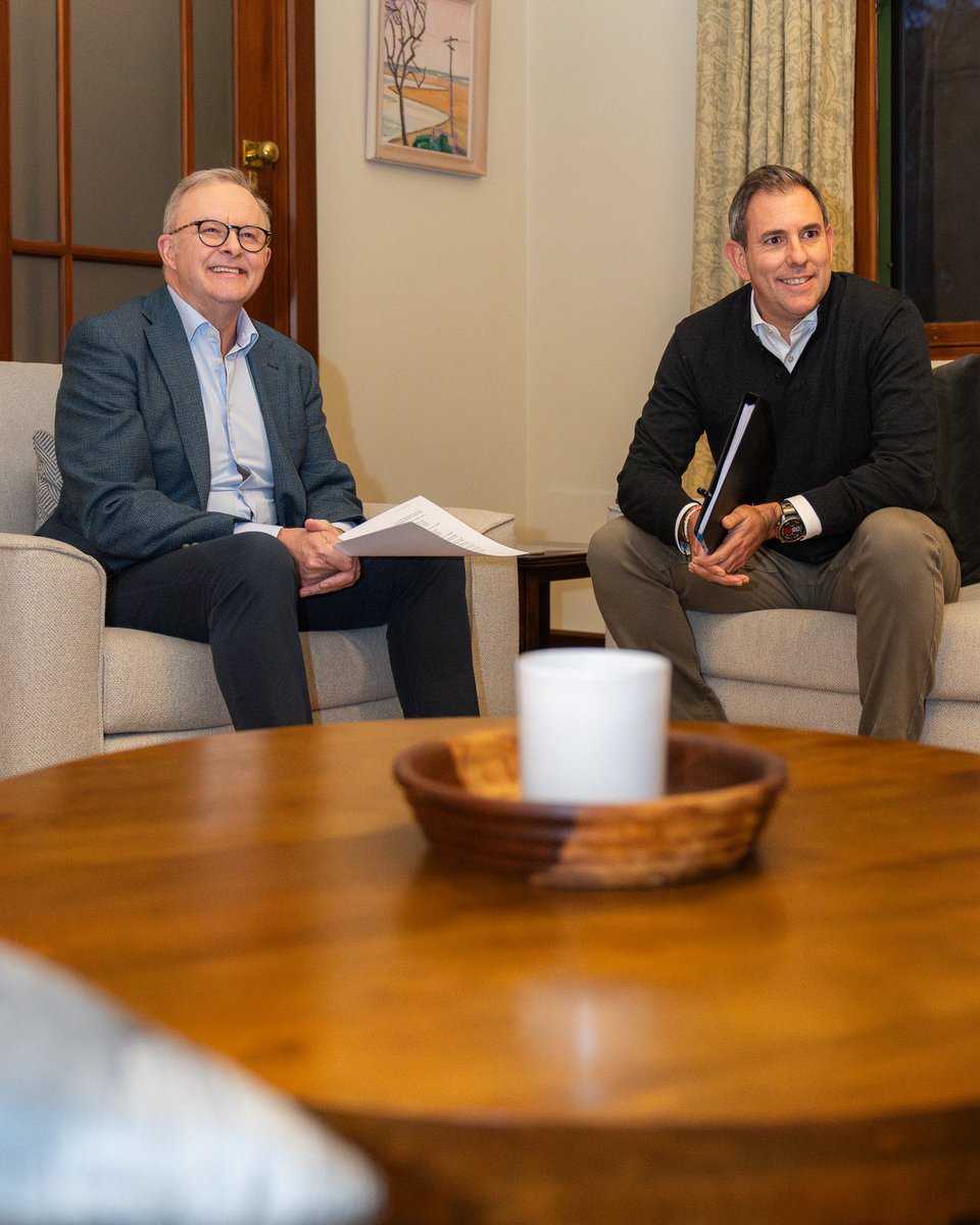 Anthony Albanese (@albomp) on Twitter photo If you work hard you should be able to own a home and build a good life for yourself and your family.
That’s why at this week's Economic Reform Roundtable, <a href="/JEChalmers/">Jim Chalmers MP</a> and I are focused on creating secure jobs with good pay.
And an economy that backs small business and rewards If you work hard you should be able to own a home and build a good life for yourself and your family.
That’s why at this week's Economic Reform Roundtable, <a href="/JEChalmers/">Jim Chalmers MP</a> and I are focused on creating secure jobs with good pay.
And an economy that backs small business and rewards