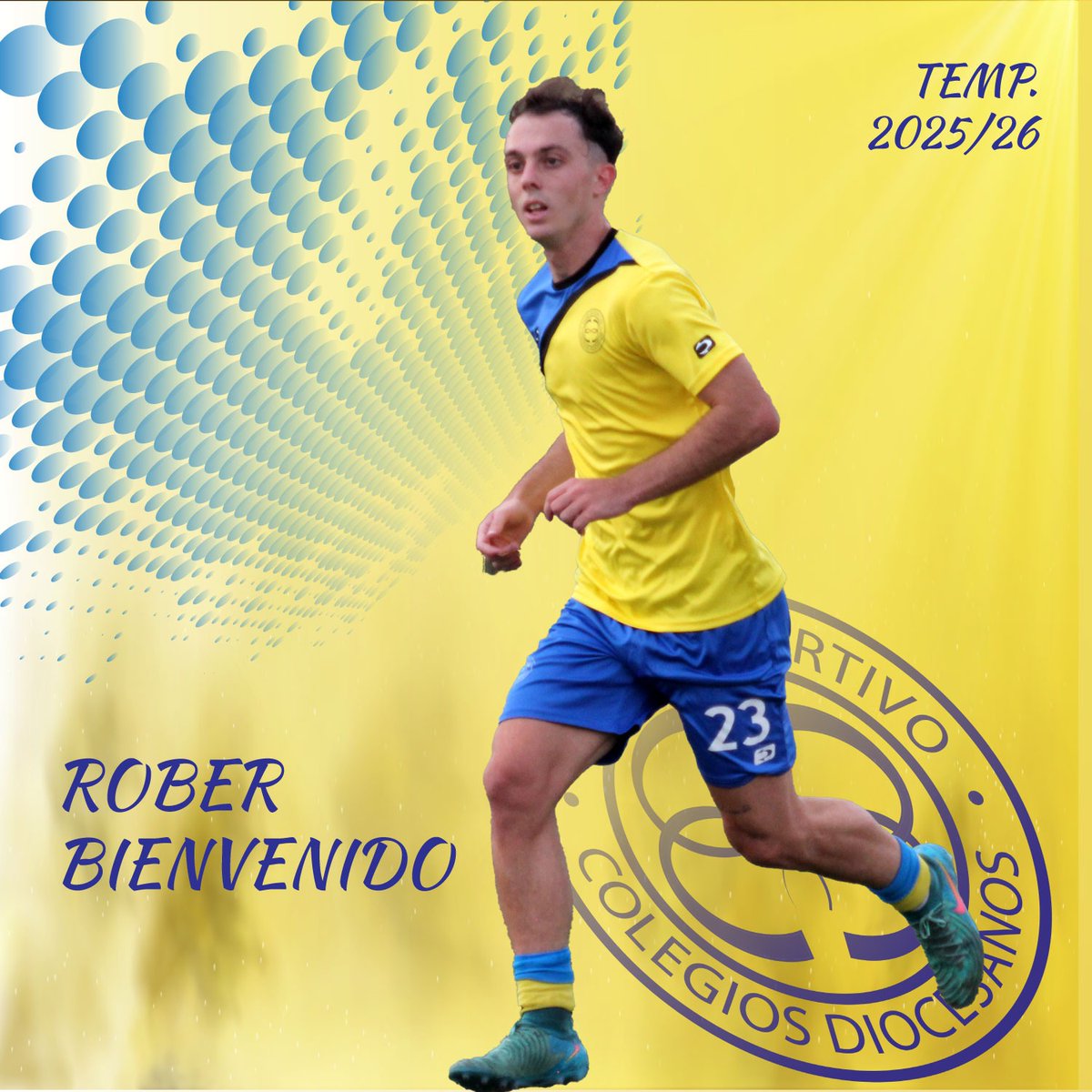 diocesavila's tweet image. Rober,  jugador de San Martín de Valdeiglesias, se incorpora al Dioces.

Jugador para la banda con experiencia en 3°RFEF 💥

¡Bienvenido a la familia, Rober! 💪🔥

#Fichaje #SomosDioces 💛 #MeQuedoContigo💙
