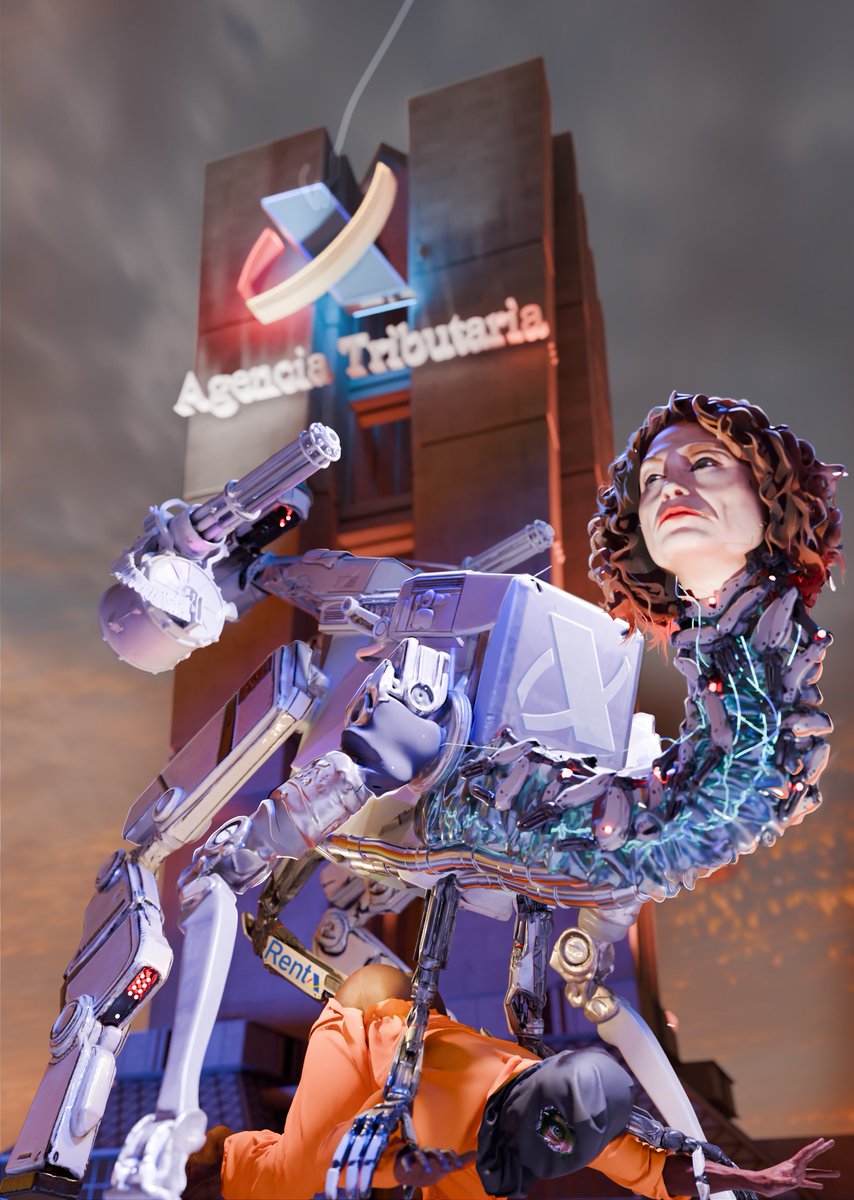vetrulin's tweet photo. MONTERNEITOR. El robot autónomo de Hacienda.
Colección son on opensea
#digitalart #illustration #MemesAI #memesIA #politicodisfrazado #iaspain #Robotics #robotica #NFTCommunity #NFTCollection #NFTartist #NFTdrops https://t.co/gWa7cdKoJa