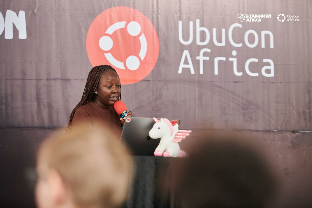 🎤Theresa Seyram Agbenyegah ( <a href="/Stancyarie/">Stancy Agbenyegah</a> ) at #DjangoConAfrica2025 + #UbuConAfrica on: "Before you Scale, let's talk SOLID - Significance of Solid Principles as necessity for Scaling Software Systems".🚀

#djcafrica #djcafrica25 #DjangoConAfrica #UbuCon #DjangoCon