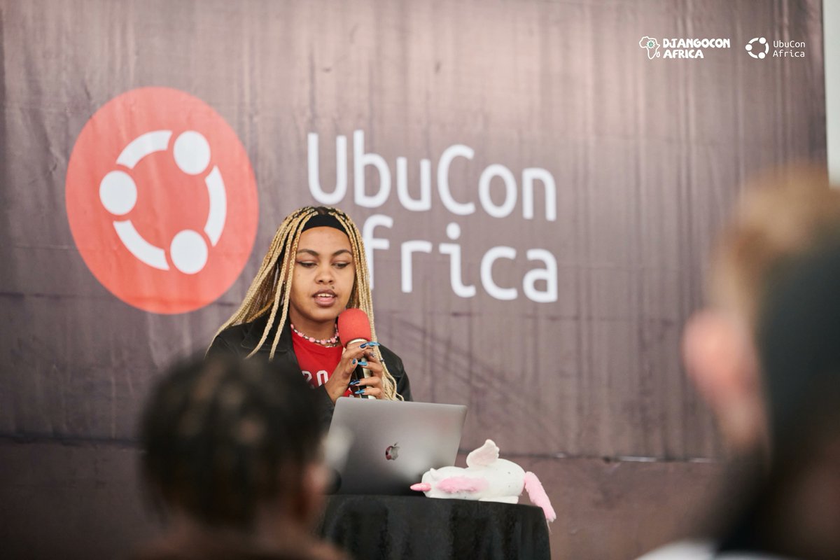 Lidya K. Tilahun's keynote at #DjangoConAfrica2025 + #UbuConAfrica on: "The Cost of Community: What it takes to Build Something That Lasts".✨

#djcafrica #djcafrica25 #DjangoConAfrica #UbuCon #DjangoCon