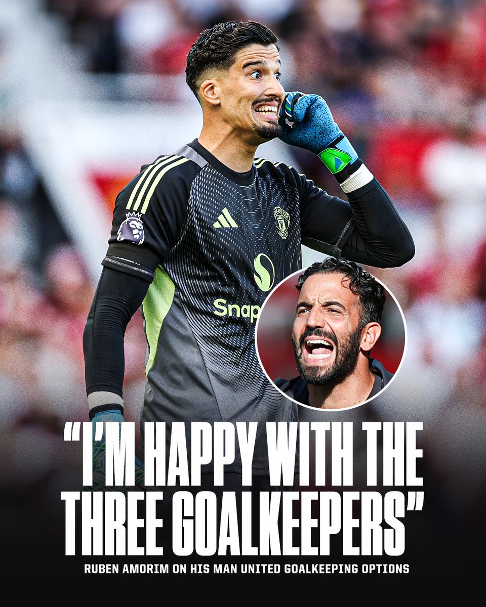 Ruben Amorim has ruled out signing a goalkeeper at Man United 👀