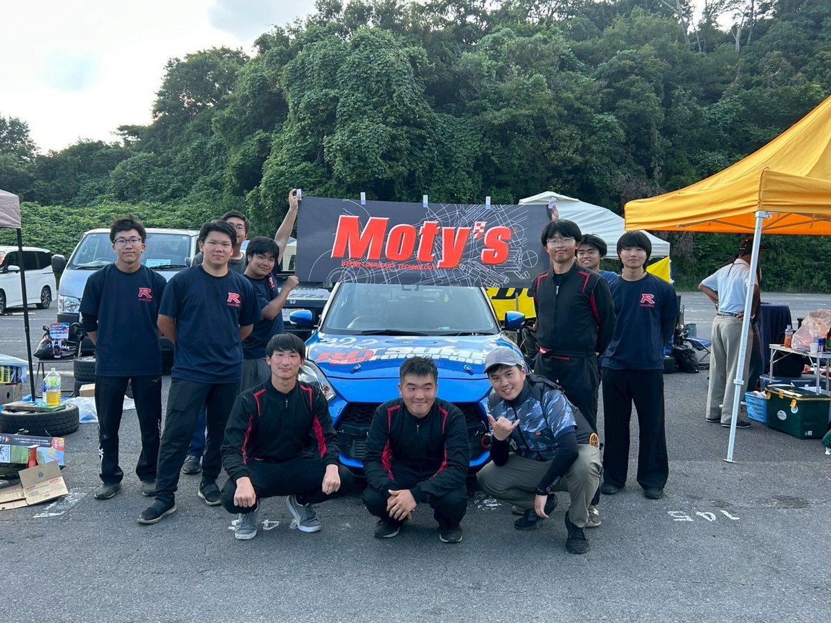 RUAC_222's tweet photo. 2025.8.17
鈴鹿サーキット南コース

【全日本学生ジムカーナ選手権大会結
果】

<男子＞
団体13位
福證朋也1.18.05個人20位
松本耕太朗 1.19.09個人25位
三原康太郎1.23.43(pt1)個人68位

<女子＞
宮崎萌瑛 -

#DIXEL #Motys  #重厚軍団
スポンサー様や応援してくださった皆様、ありがとうございました https://t.co/HZbrNfaQAl