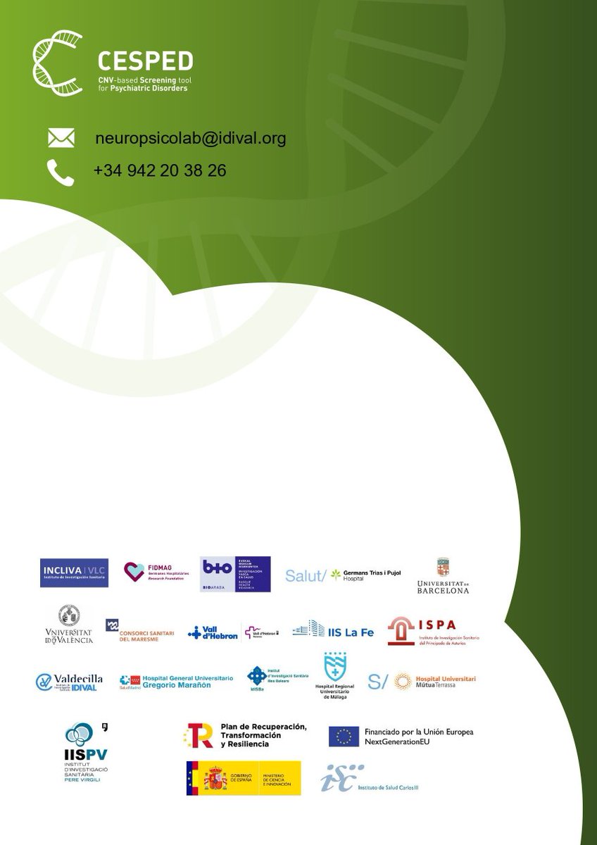 NeuroPsychoLab's tweet photo. 🧠✨ Proyecto CESPED ✨🧬

¿Sabías que los problemas de salud mental pueden tener causas genéticas y ambientales? 🤔 https://t.co/VByqmuTxNW