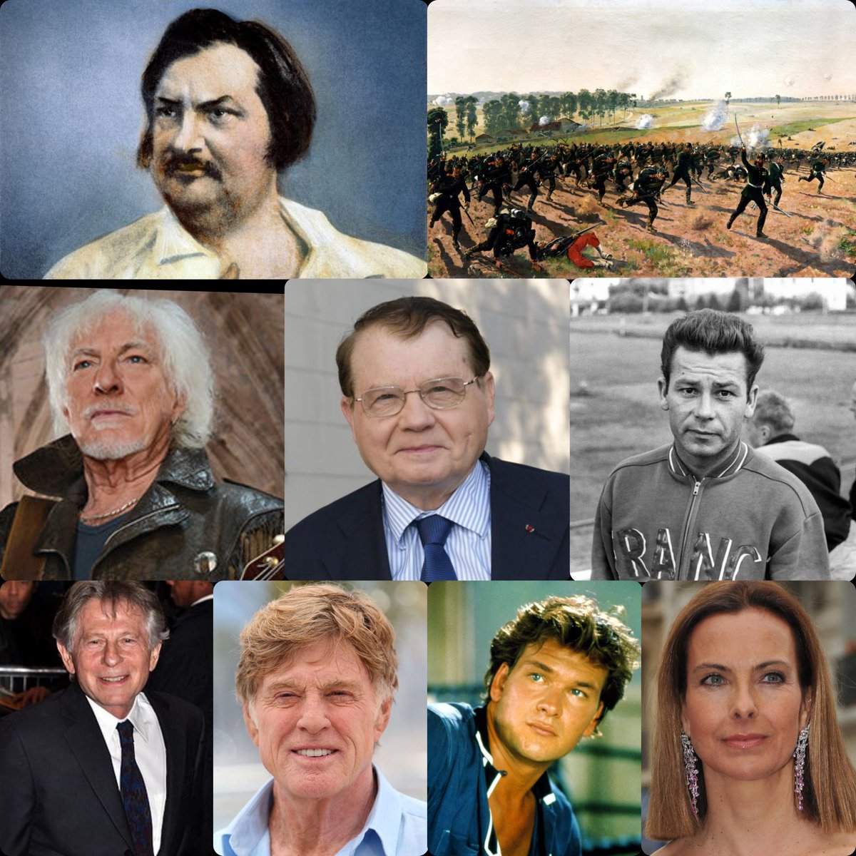 Roi_Leodagan's tweet photo. #18Aout
185 Décès de Honoré de BALZAC📚
1870 Défaite 🇫🇷 à GRAVELOTTE
1929 Naiss de Hugues AUFRAY🎶
1932 Naiss de Luc MONTAGNIER🧪
1933 Naissances de Just FONTAINE⚽️➕ Roman POLANSKI🎬
1936 Naiss de R REDFORD🎬
1952 Naiss de P SWAYZE🎬
1957 Naiss de Carole BOUQUET🎬
#K1808SA 1/2 https://t.co/T6dDhAtnjr