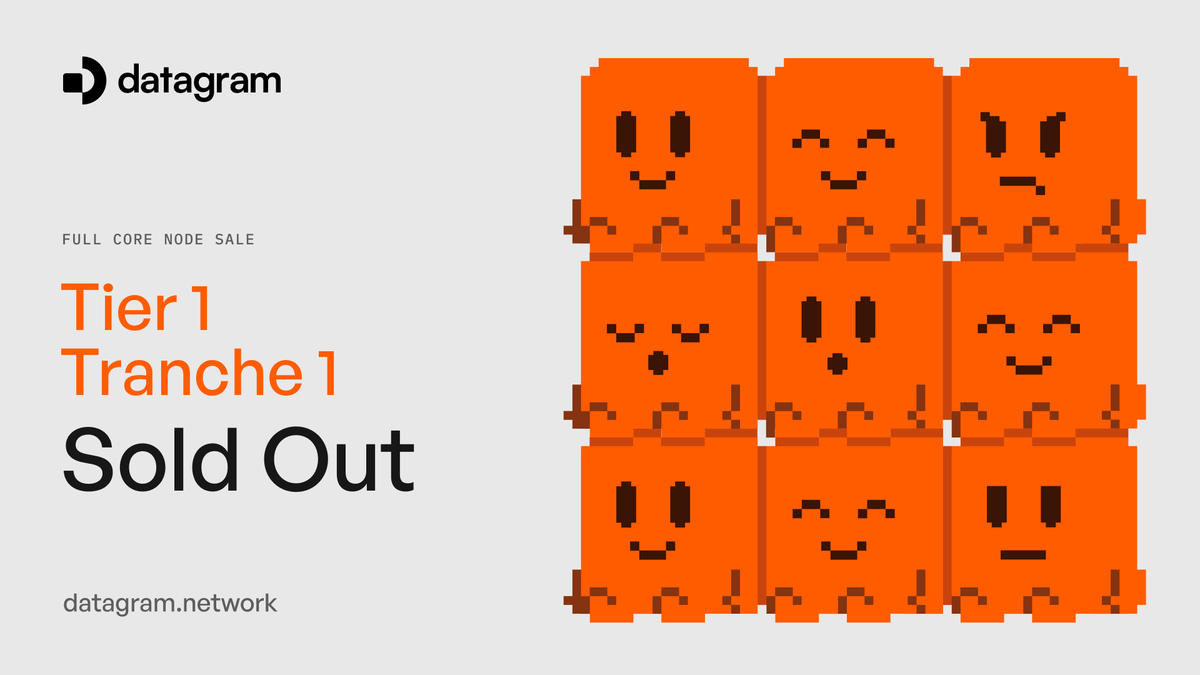 🟧 Tier 1 Tranche 1 - SOLD OUT

The first tranche of Full Core Nodes is officially gone!

Stay tuned: Our Beta Testnet is launching this week, unlocking 5x Airdrop Points for uptime for Alpha Testnet Operators who purchased a node.

👉 Get your Full Core Node today: