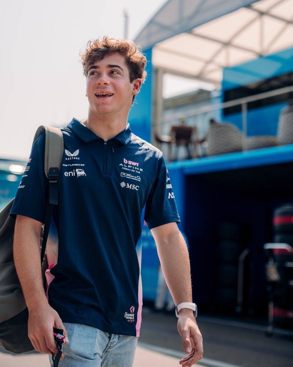 AlpineF1Team's tweet image. Happy Monday! Only one week to go until race week 🥳